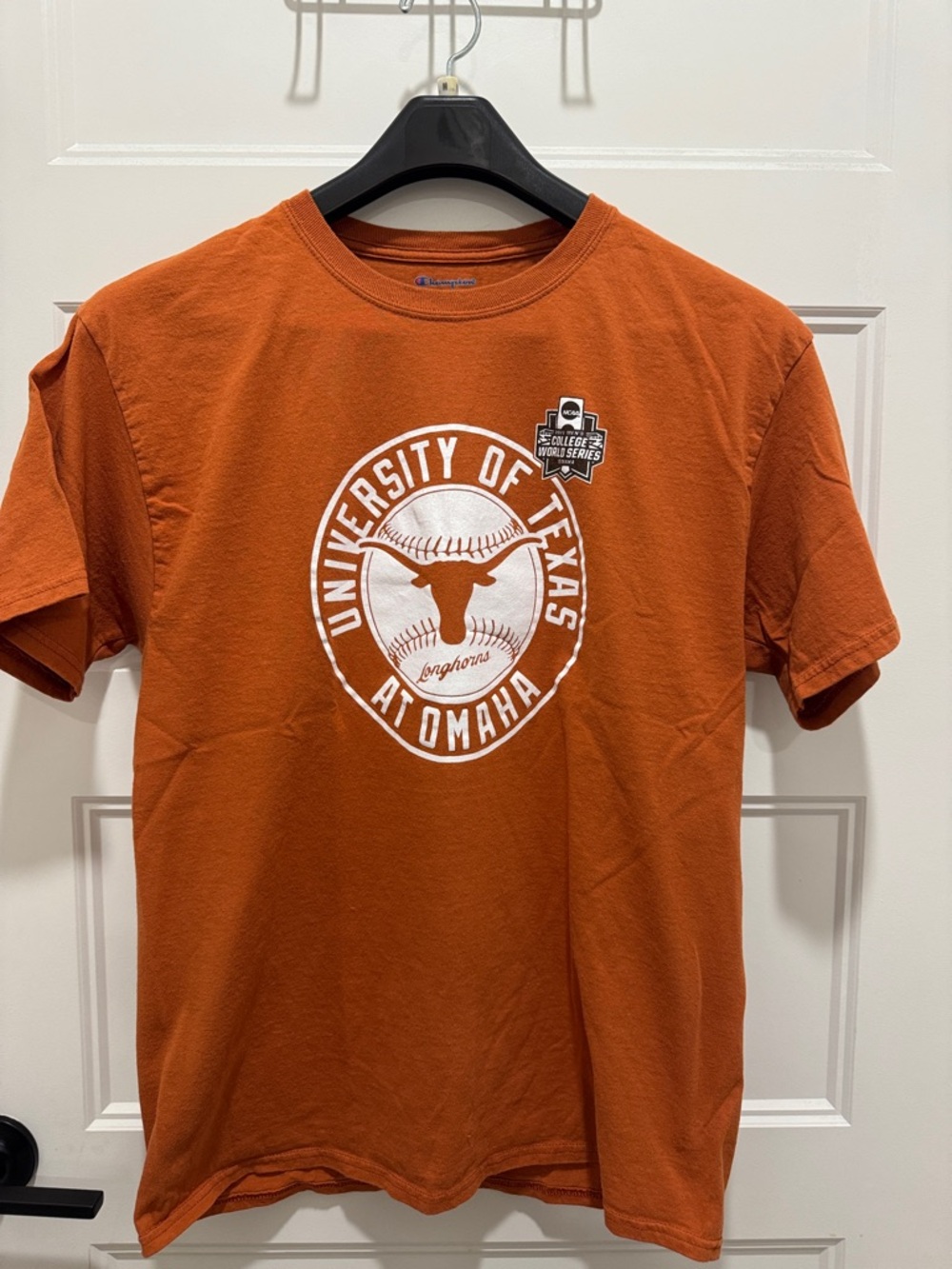 Vintage University of Texas at Omaha Longhorns Orange Graphic Tee